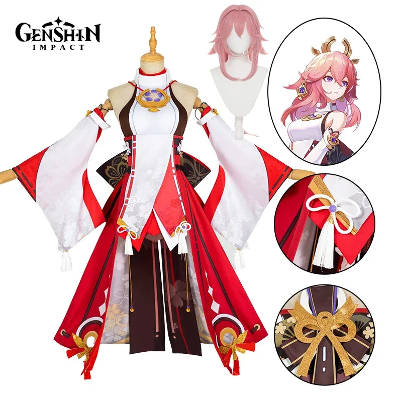 Costume de cosplay Yae Miko du - Synthetic Wigs avis et prix