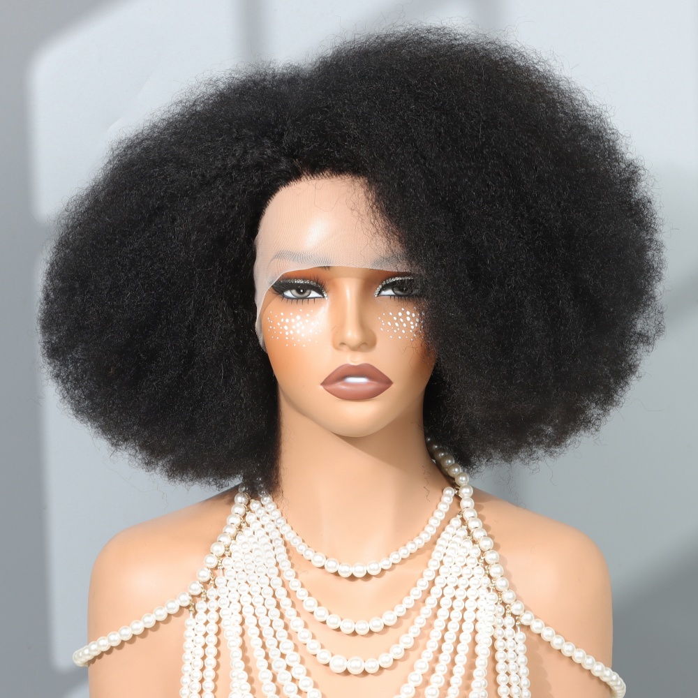 Perruques Afro de 14 pouces po - Glueless Wear And Go Human Hair Wig avis et prix